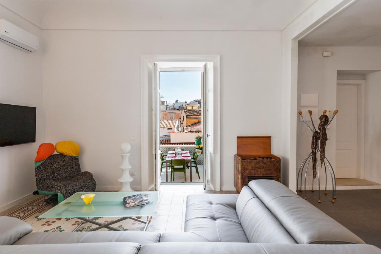 2 Soru Ortigia Holiday Home - Attico Con Terrazza Syracuse Luaran gambar